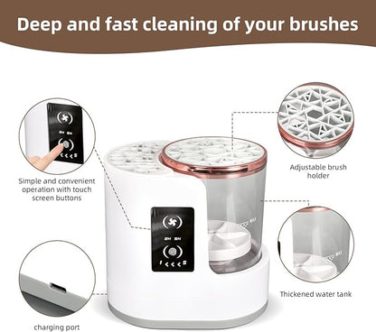 3-In-1 Electric Makeup Brush Cleaner
