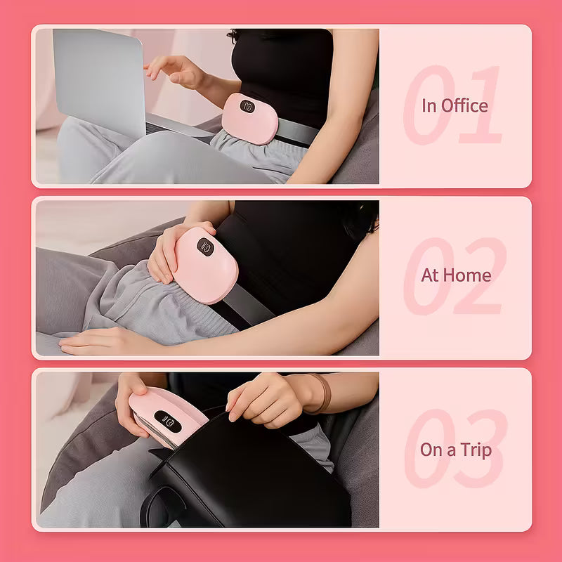 Menstrual Heating Pad, Abdominal Massage, Electric Belt designed to warm the Waist and relieve period cramps
