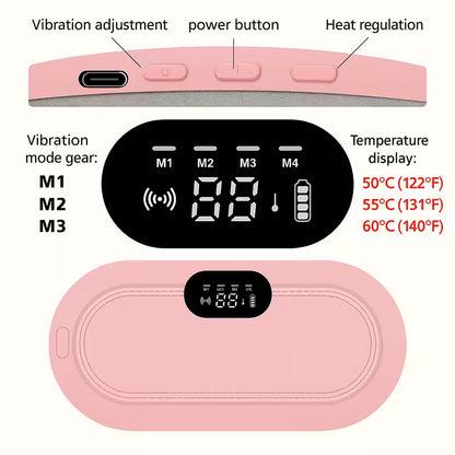 Menstrual Heating Pad, Abdominal Massage, Electric Belt designed to warm the Waist and relieve period cramps